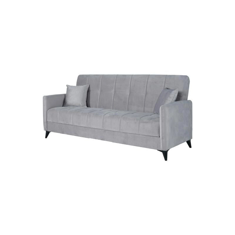 Divano Pronto Letto 3 Posti cm. 211x92x98 Con Contenitore Santi Bacos