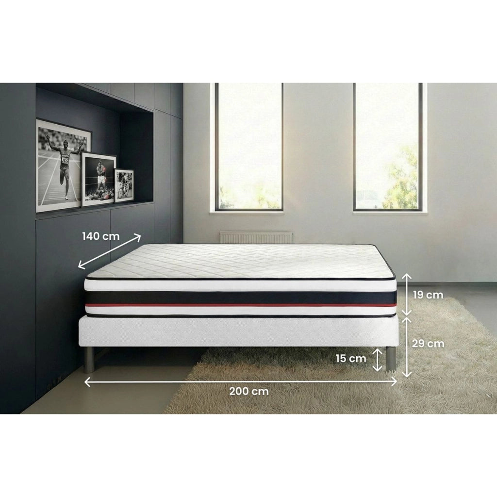 Set materasso e base 140x200 cm - Form