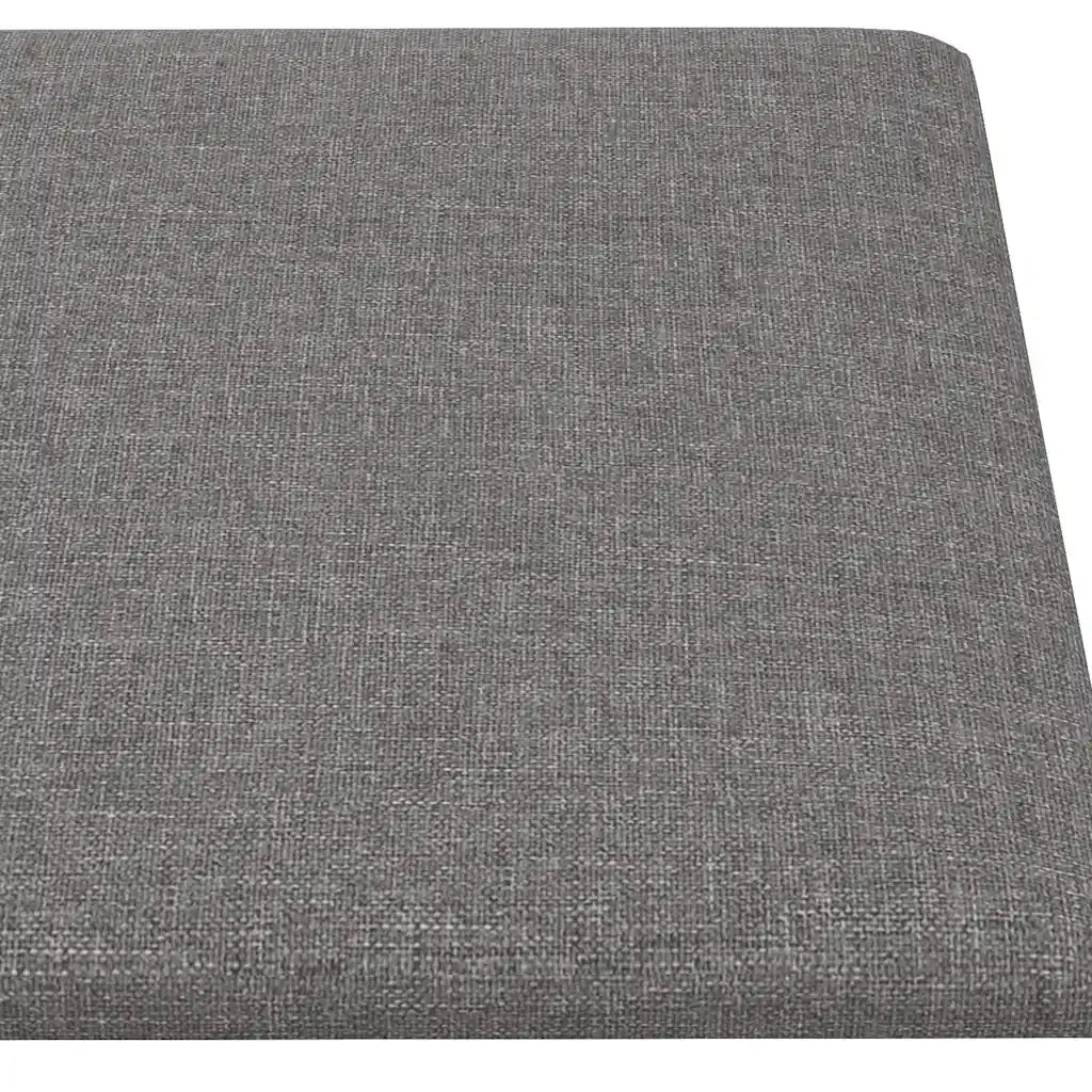 Pannelli Murali 12 pz Grigio Chiaro 60x30 cm in Tessuto 2,16 mÂ² cod mxl 12961