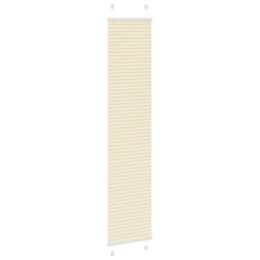 Tenda Plissettata | Tenda pliss¨¨ Crema 45x200 cm Larghezza Tessuto 44,4 cm