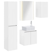 Set di Armadi da Bagno 5 pcs Bianco 53 x 15,5 x 70 cm 3407327