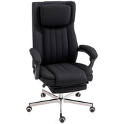 Sedia da ufficio girevole schienale reclinabile altezza regolabile ¨C Xylo ¨C Nero 65x61x105-113cm