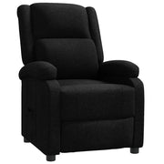 Poltrona Reclinabile Nera in Tessuto cod mxl 32612