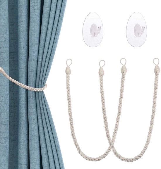 Accessori per tende Set con chiodi autoadesivi per decorazione di finestre e fissaggio in casa o ufficio