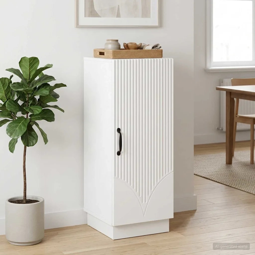 Credenza Bianco 33 x 34,5 x 87 cm Legno ingegnerizzato 895285