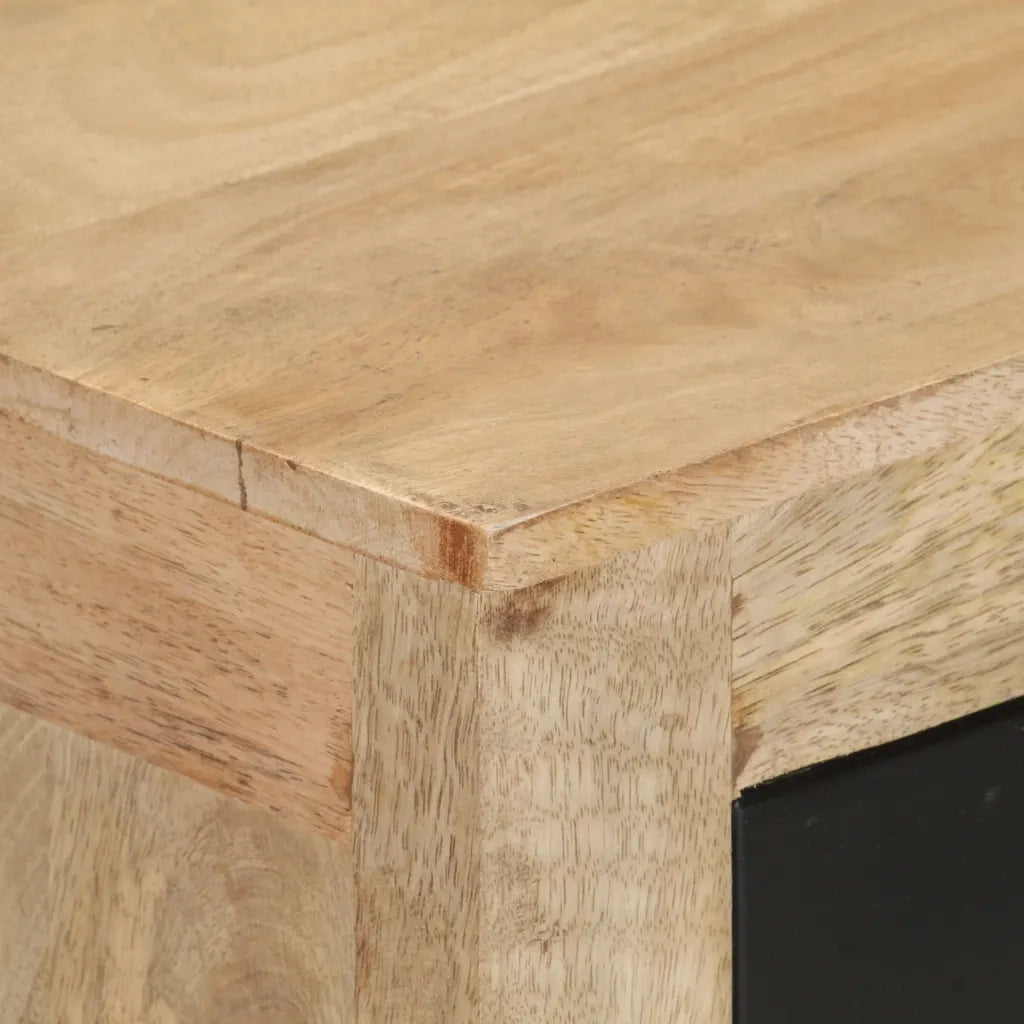 Credenza-Buffet-Armadio da cucina 60x35x75 cm in Legno Massello di Mango