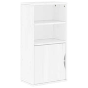 Mobiletto rustico con ripiani aperti 40 x 24 x 79 cm legno massello bianco 02_0058043