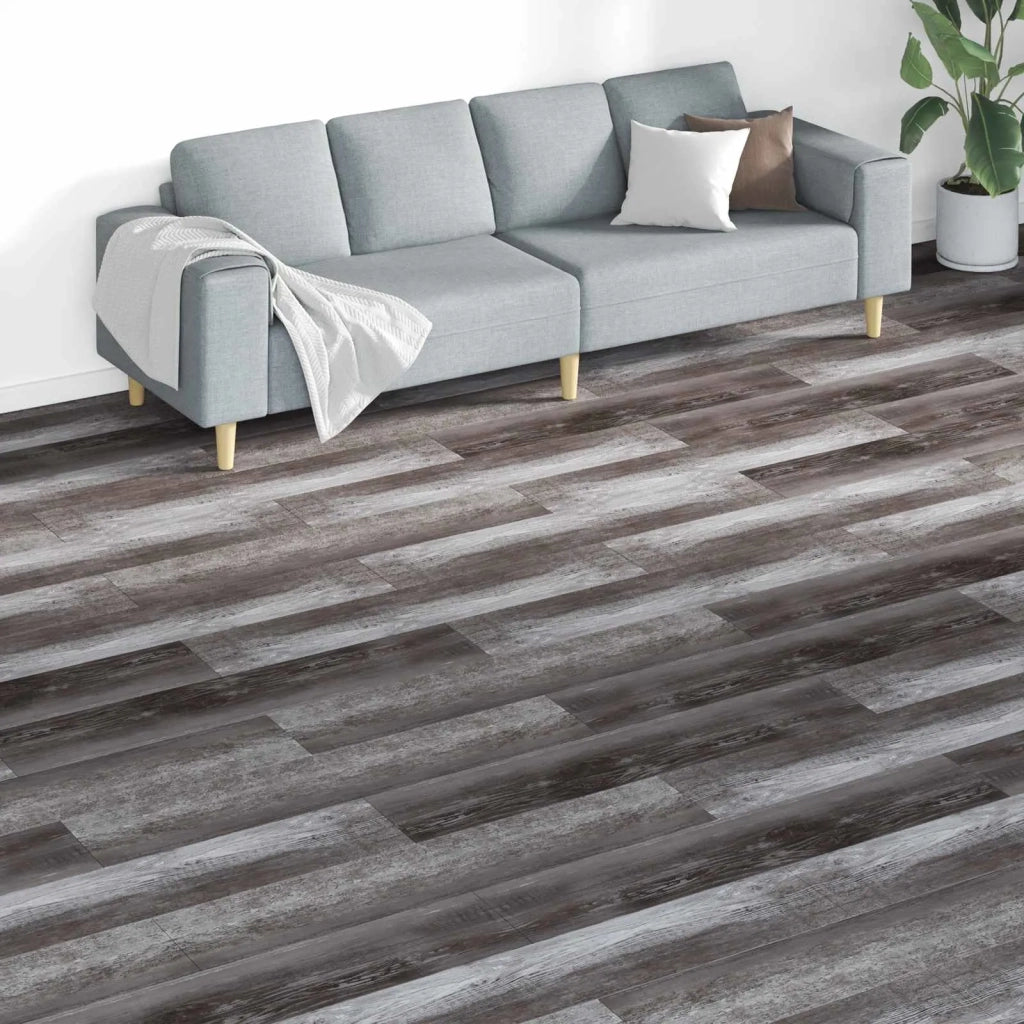 Tavole per Pavimenti 18 pz Marrone 5,26 m2 PVC CFW1516171