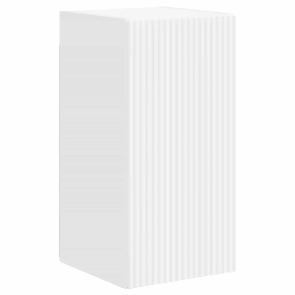 Set mobile TV 4 pcs Bianco Lucido Legno multistrato 3409046