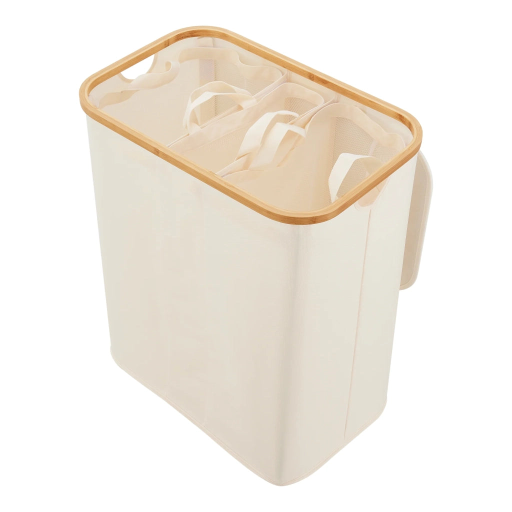 Cesto portabiancheria 69 x 57 x 37 cm beige 03_0008010