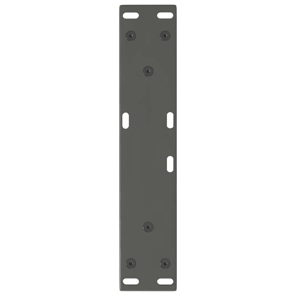 Set di 2 gambe per tavolino a V 40 x 30 x 31 cm stabilità ottimale design moderno in acciaio antracite 02_0056894