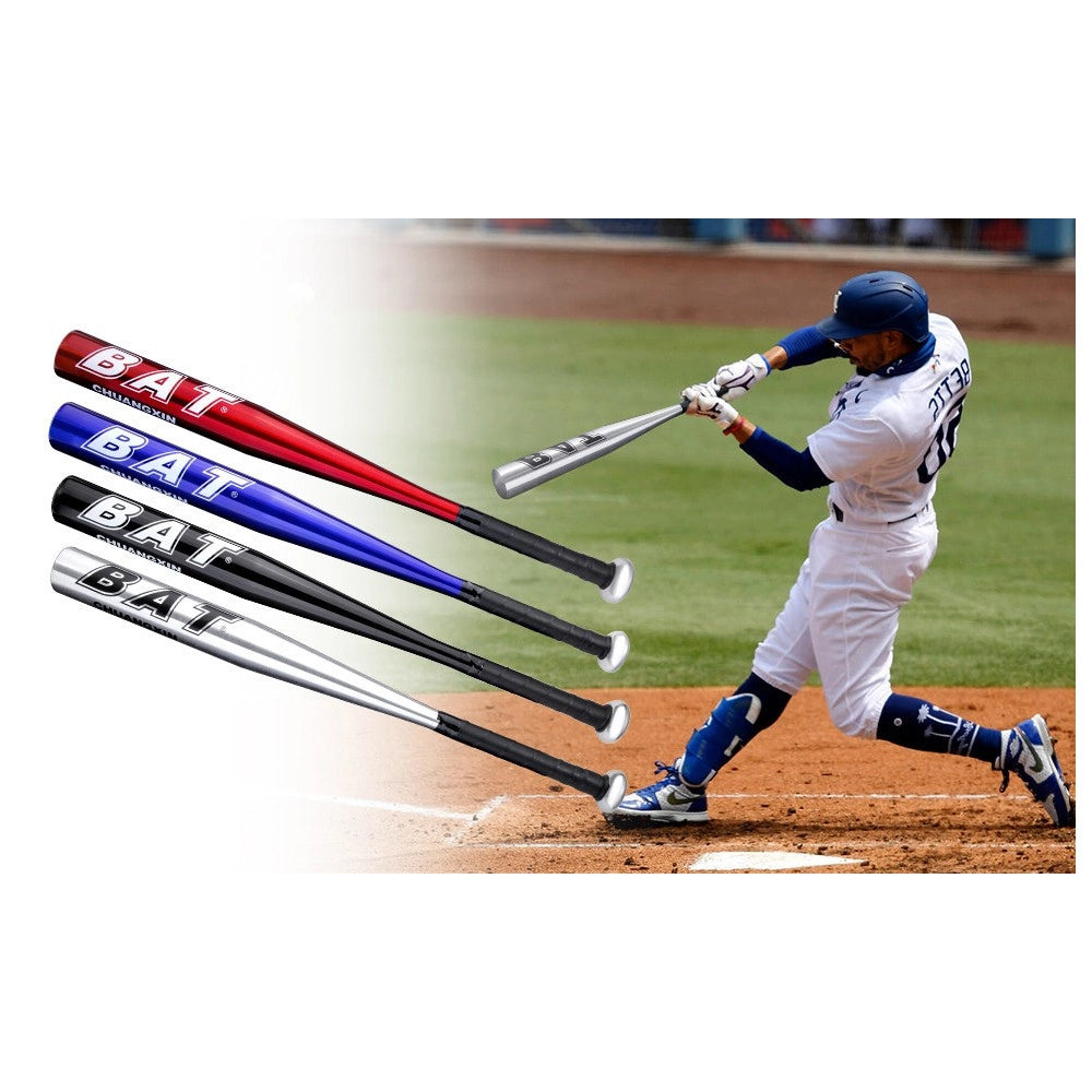 Trade Shop - Mazza Da Baseball In Alluminio 76 Cm Ultra Leggera Softball Sport E Autodifesa -