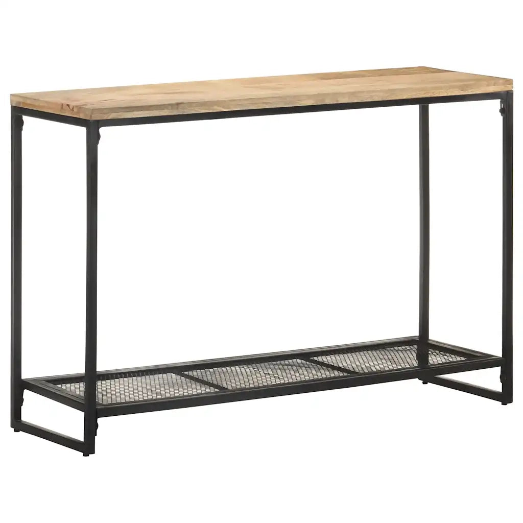 Tavolo Consolle | Tavolo d'Ingresso 110x35x75 cm in Legno Massello di Mango