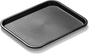 Piatto da servizio rettangolare, 35 x 25 cm, nero, piatto da tavola indeformabile, piatto da tavola in plastica, piatti da servizio per ristoranti, tavoli salotto, cucine, soggiorni, caffè, fast food