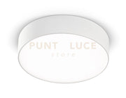 GPL260N- PLAFONIERA IN ALLUMINIO BIANCO A LED 4000K 1296LM 16W D.17,5CM