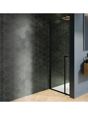 Porta doccia a battente in nicchia LUCID 101 RIHO 100x200 cm