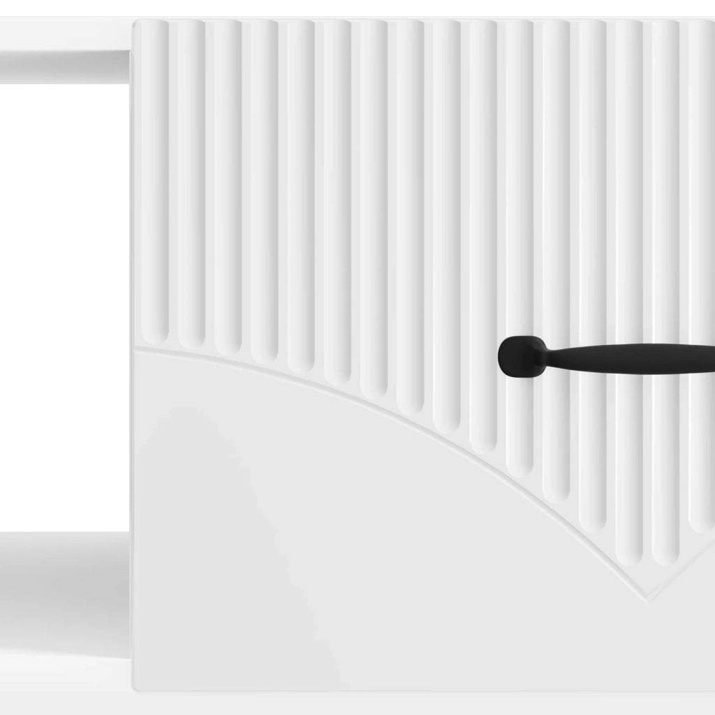 Tavolino da salotto Bianco Lucido 90 x 50 x 37 cm