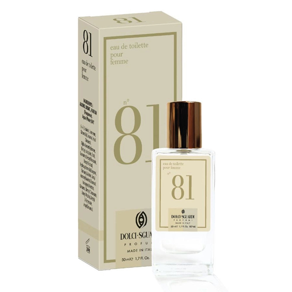 Trade Shop - Profumo Corpo Eau De Toilette Da Donna N°81 Da 50ml Fragranza Seducente Avvolgente 006080 -