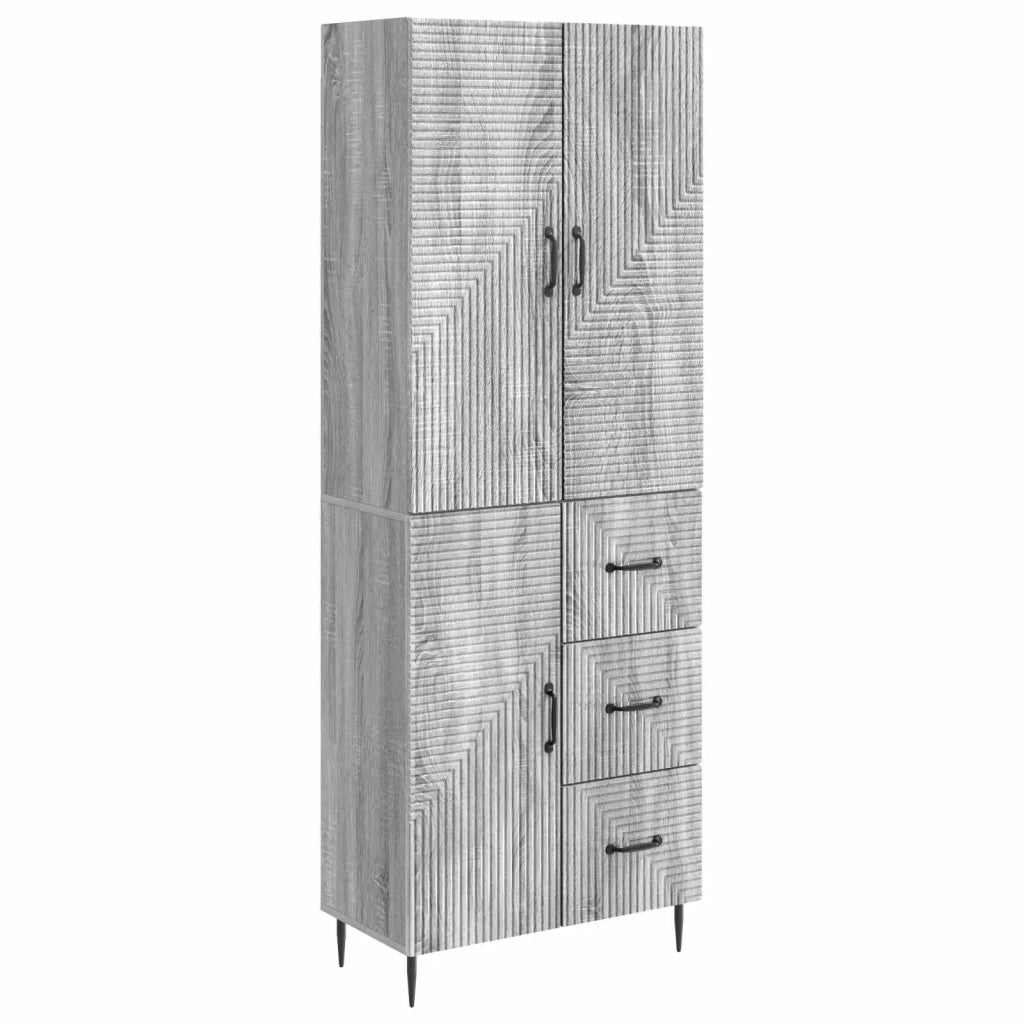 Set di armadi 2 pcs Sonoma grigio 66 x 34,5 x 89,5 cm 3416661