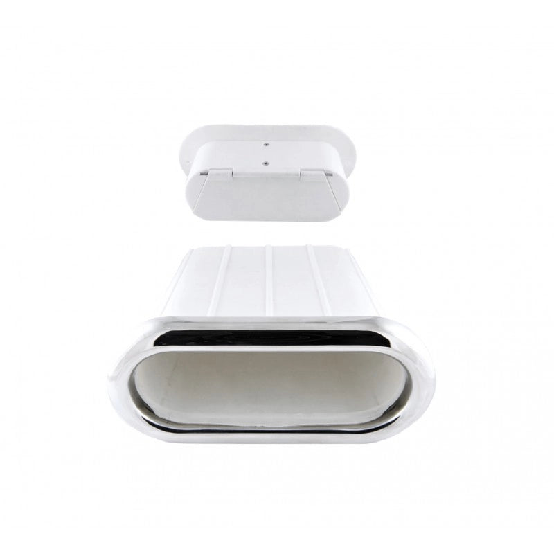 SCARICO OVALE NYLON-INOX