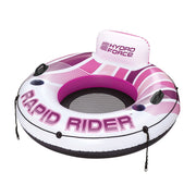 Trade Shop - Salvagente Gonfiabile Hydro Force Rapid Rider Rosa Con Schienale Portabevande ø135cm 43953 -