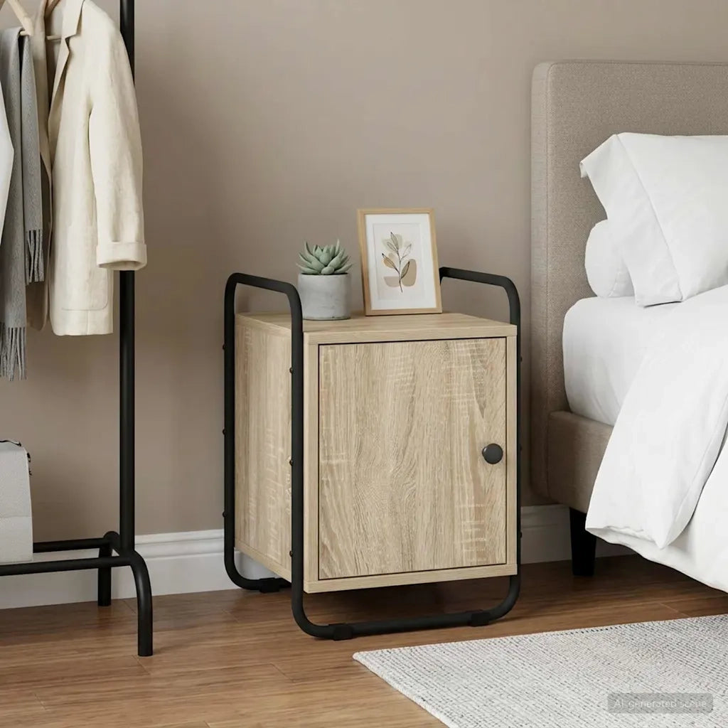 Armadio da Notte Rovere Sonoma Legno ingegnerizzato 8007601
