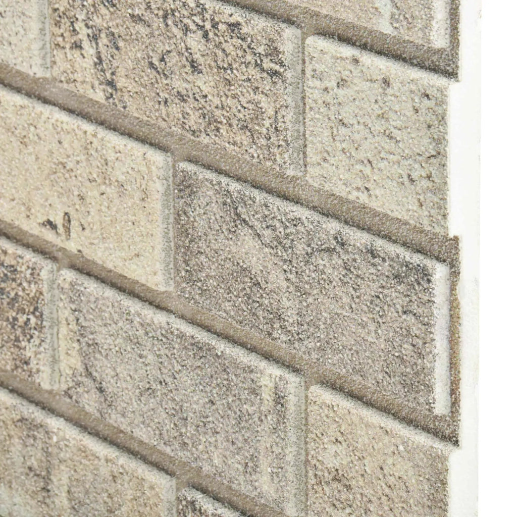 Pannelli da parete 10 pz Sabbia 100 x 50 cm Schiuma EPS CFW2422695