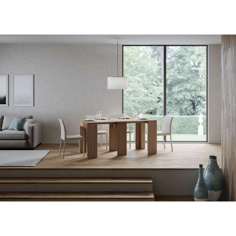 Consolle allungabile 78x47/299 cm Allin - Quercia Natura