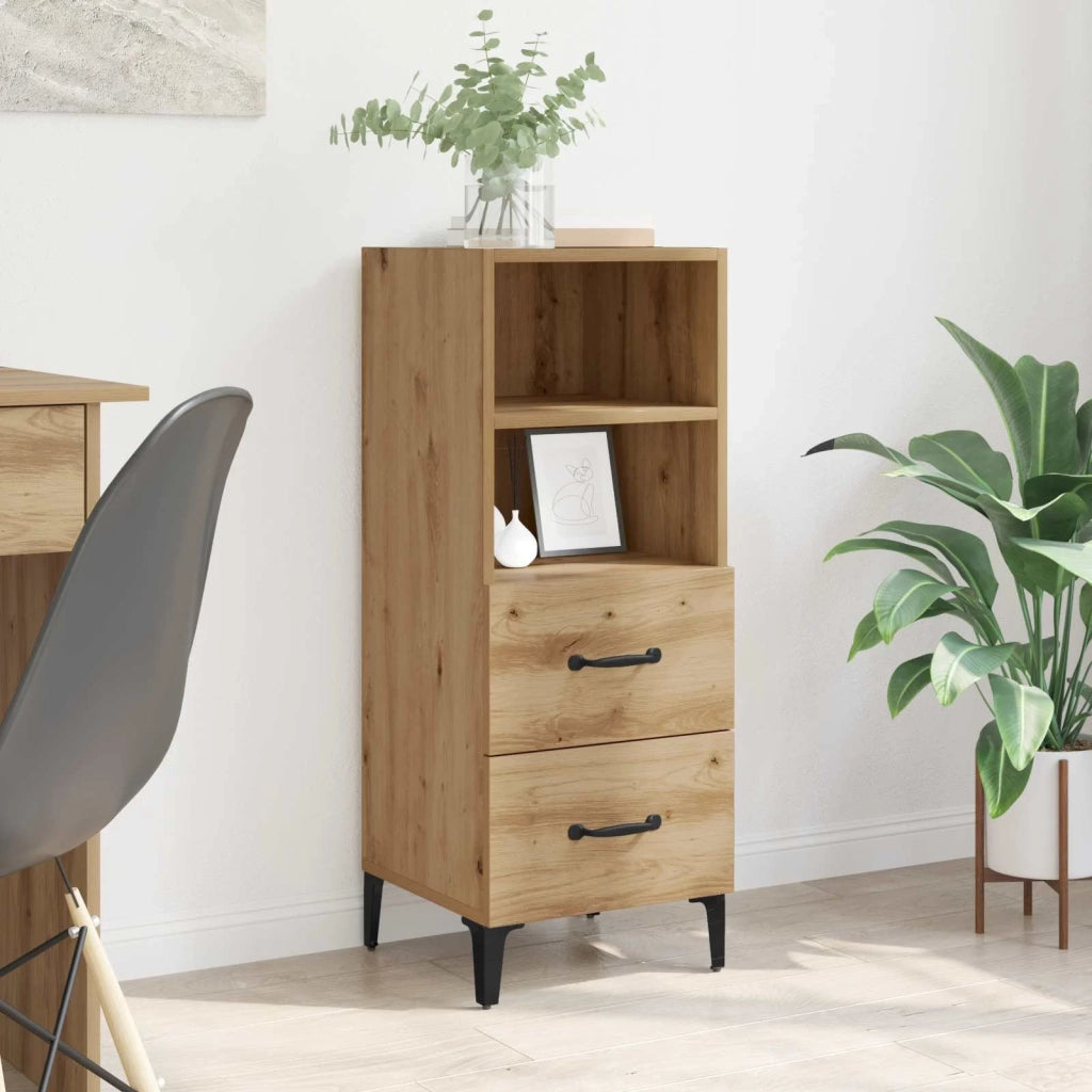 Credenza rovere artigianale 34 x 34.5 x 90 cm Legno multistrato