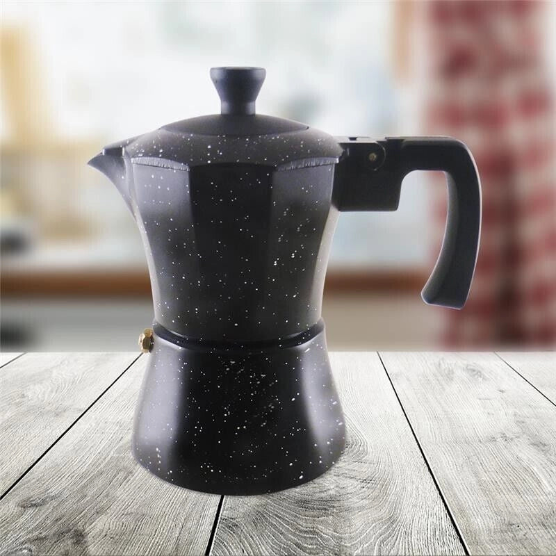 MAURY'S CAFFETTIERA MAXI STONE CON FINITURA EFFETTO PIETRA (2 TAZZE)