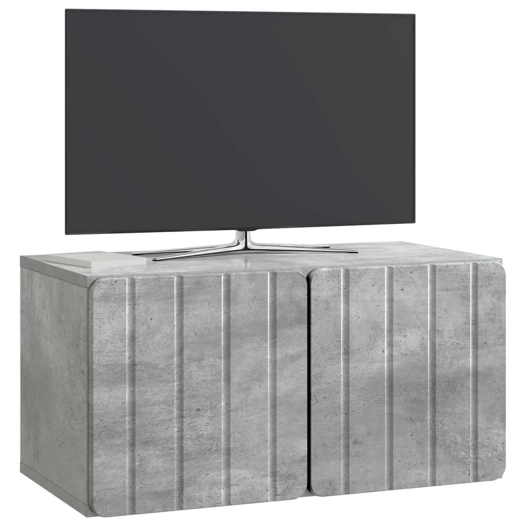 Mobile Porta TV da Muro Grigio Cemento 59,5 x 31 x 30 cm