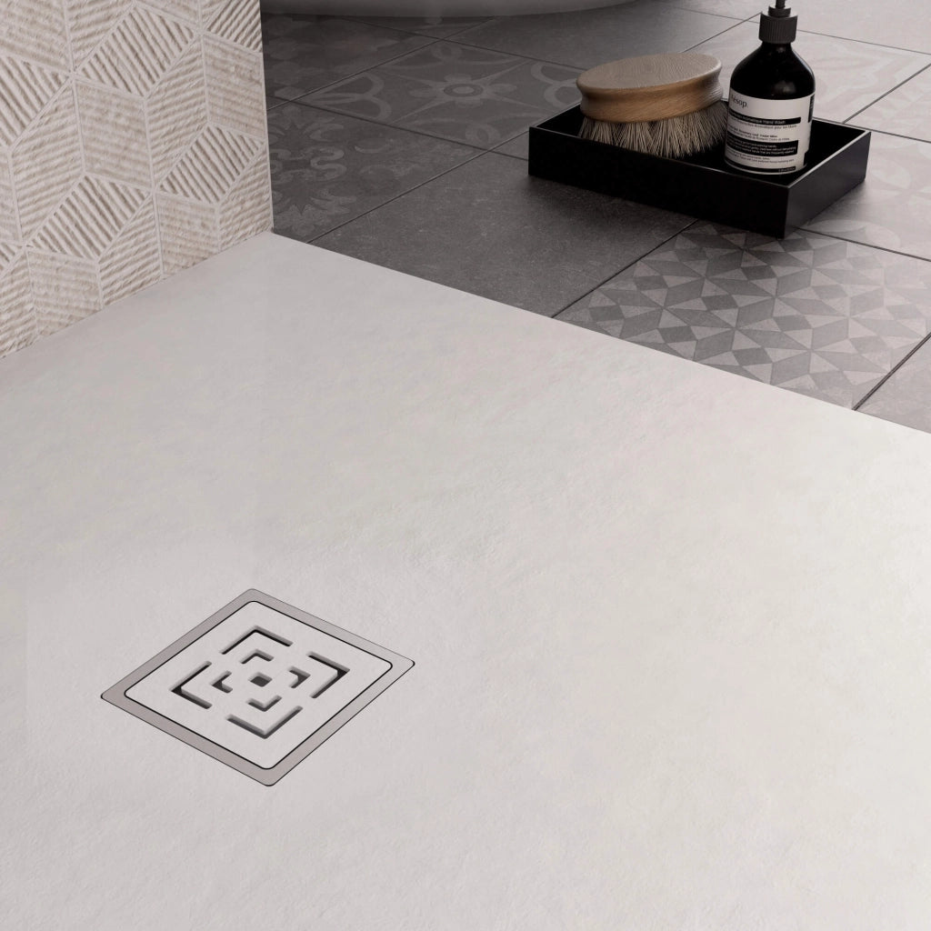Piatto Doccia in Pietra 75x80 cm Bonussi Canton Bianco