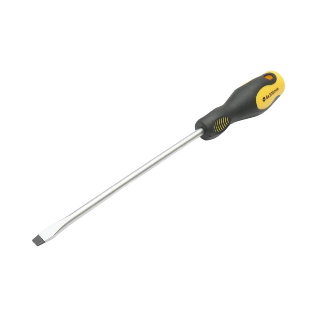 Cacciavite dritto Crownman 8x200mm con punta magnetica professionale Cr-V
