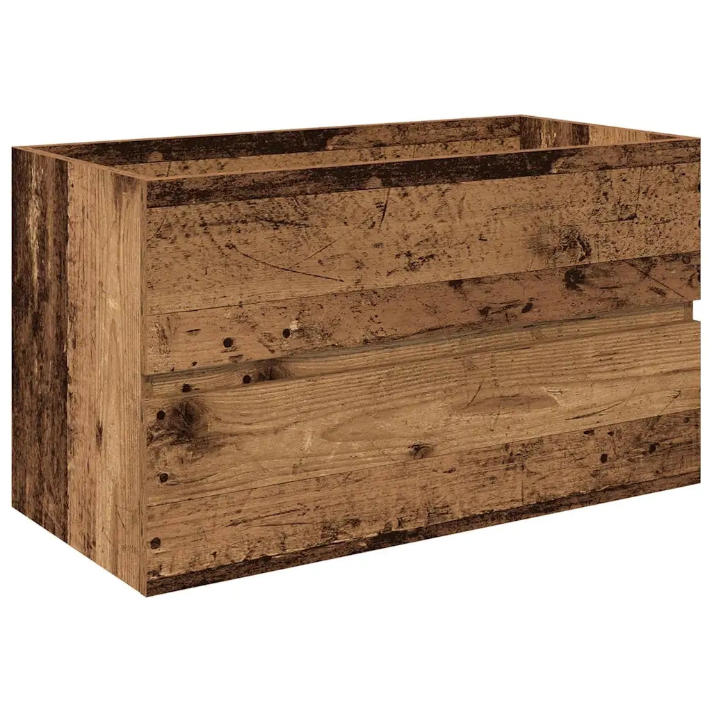 Set Mobili da Bagno 3 pz Legno Antico in Legno Multistrato 3328939