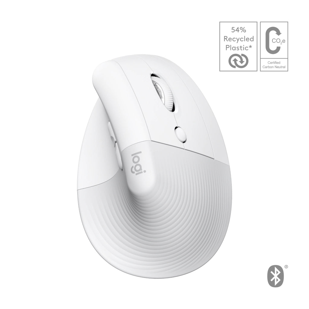 Logitech lift for mac mouse ufficio mano destra rf senza fili + bluetooth ottico 4000 dpi - 910-006477