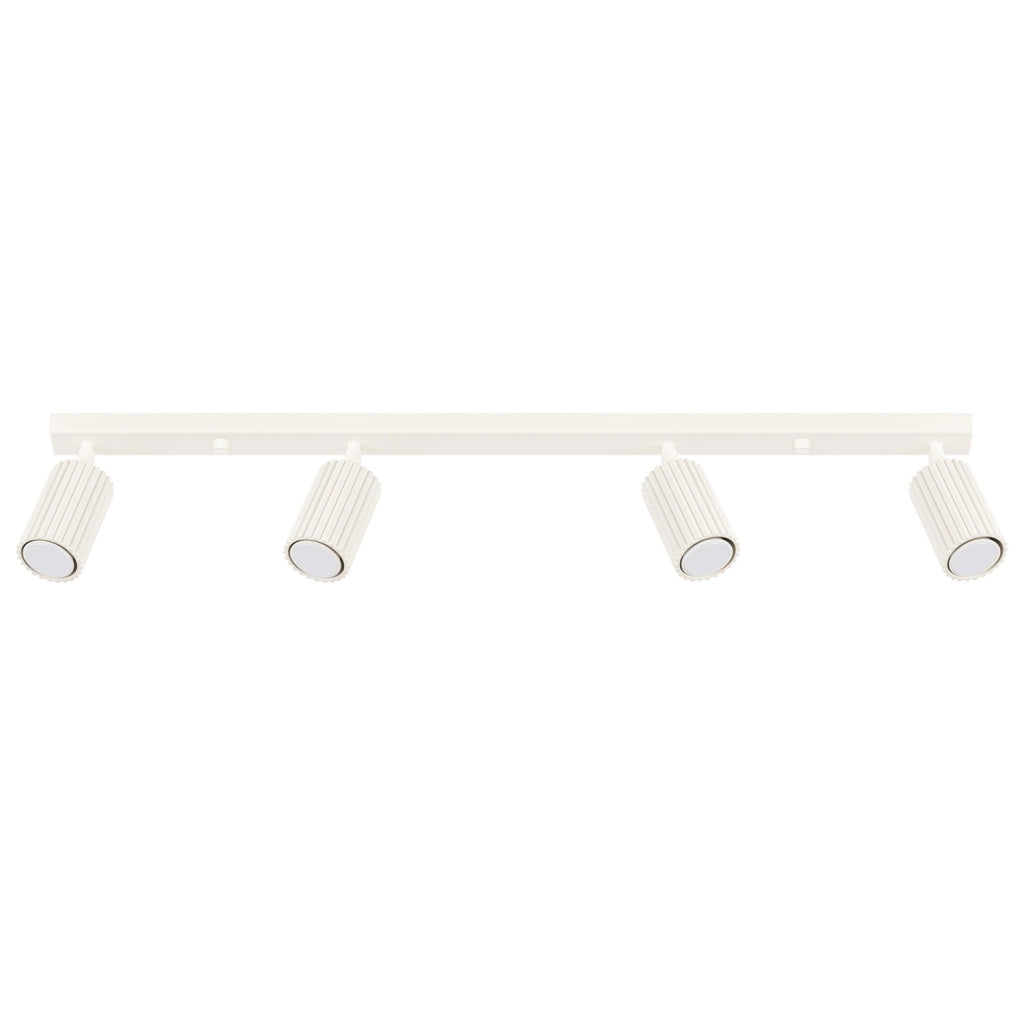 Plafoniera barra beige 81cm 4 spot GU10 GRAVIO Pure Lume