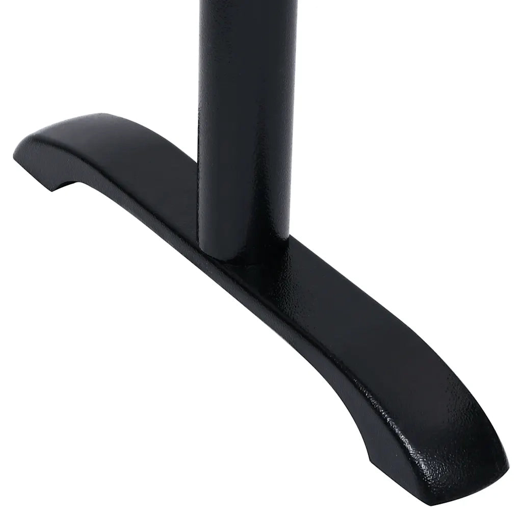 Gambe per Tavolino da BistrÃ² 2 pz Nero 61x8x72 cm in Ghisa