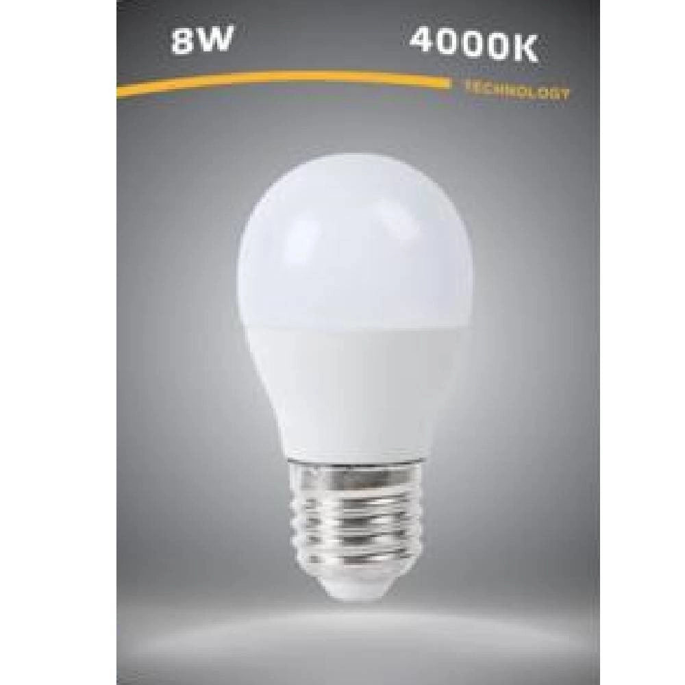 Trade Shop - Lampadina Led E27 G45 8 Watt 15d Bulbo Luce Bianco Caldo Freddo Naturale G4509 -
