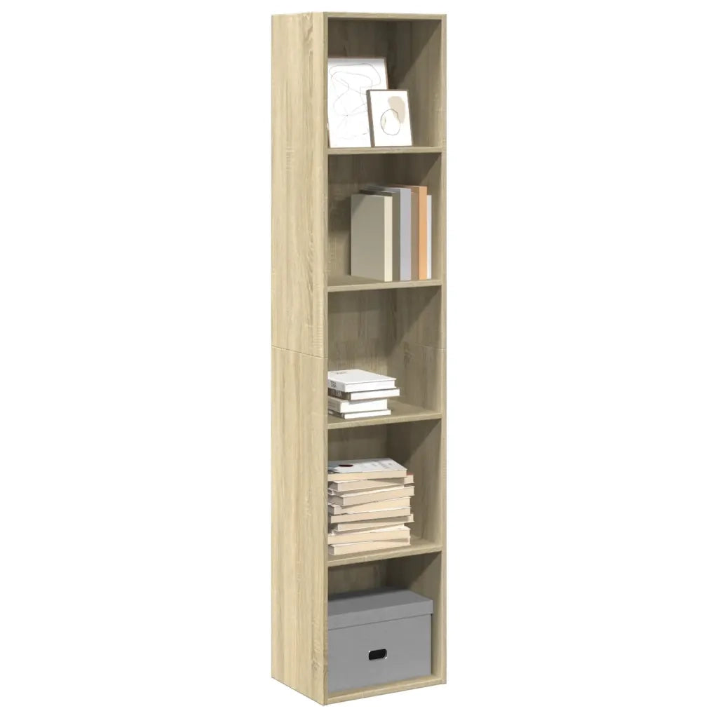 vidaXL Libreria Rovere Sonoma 40x30x189 cm in Legno Multistrato