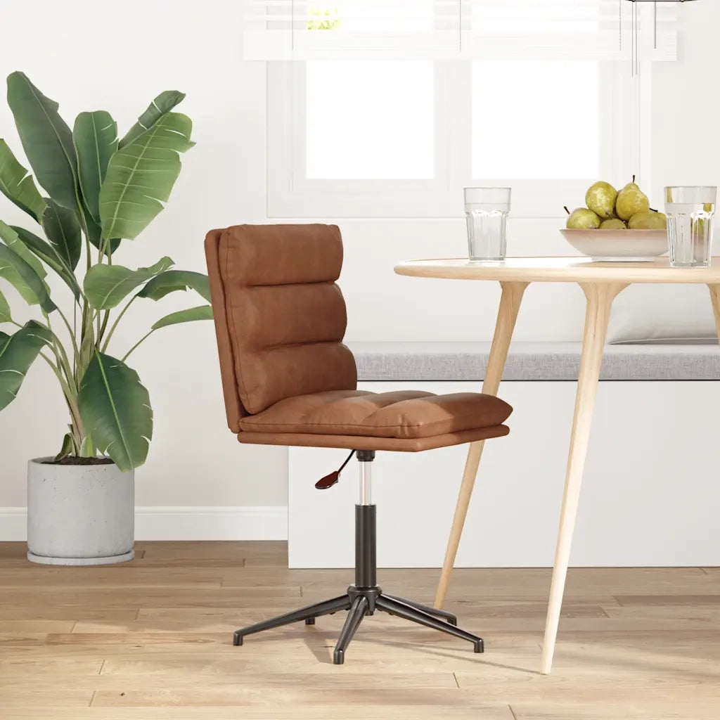 Sedia da Pranzo Marrone in Similpelle 4101306