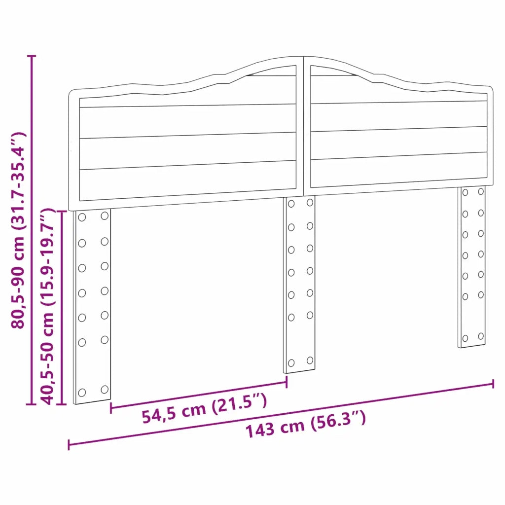 Testiera Rovere fumé Legno multistrato 888666