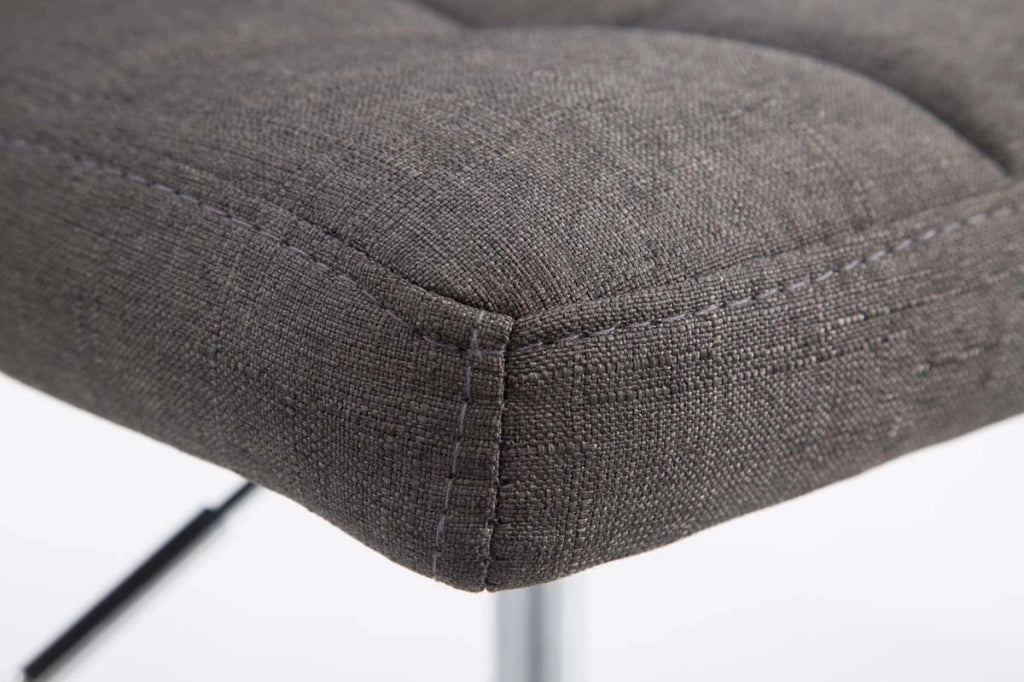 Sedia lounge Palma v2 in tessuto grigio scuro