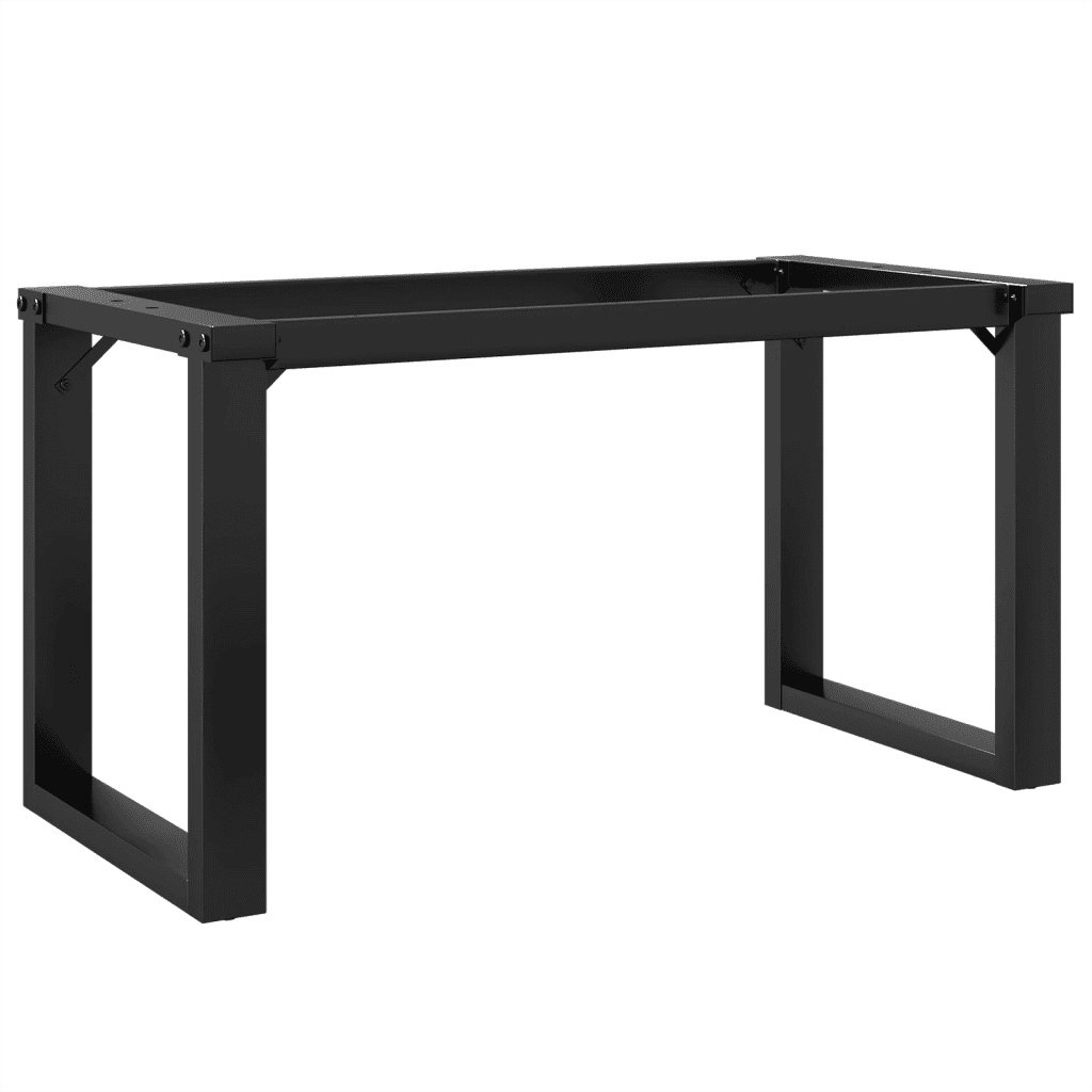Telaio Gambe a O per Tavolino da Salotto 80x40x43 cm in Acciaio