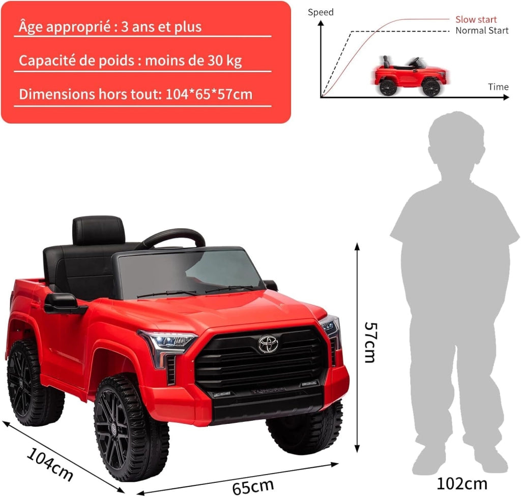 Auto Elettrica per Bambini 12V con Telecomando 2