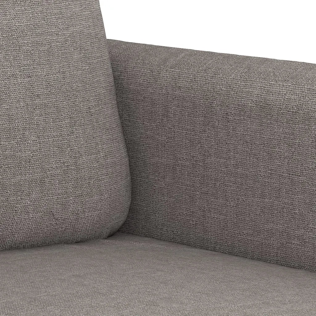 Set Divani 2 pz con Cuscini Tortora in Tessuto 3202141