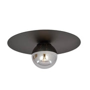 Plafoniera Emibig SOLAR 1xE14 nero/grafite metallo 43 cm