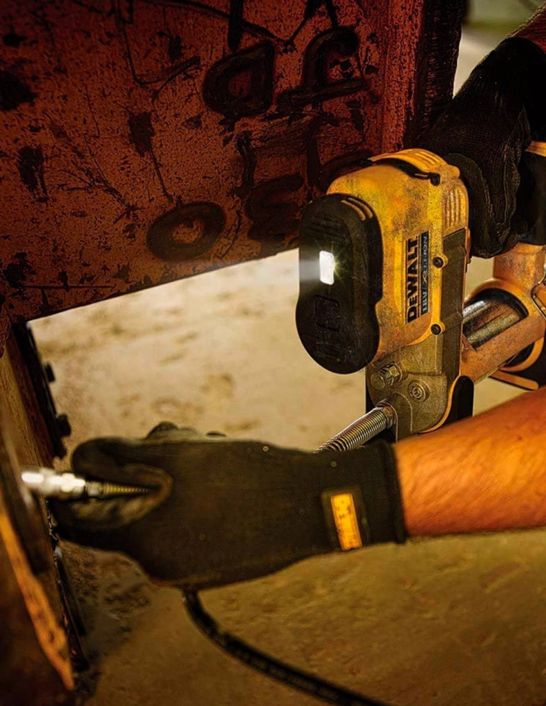 Pistola per il grasso DeWALT DCGG571M1 (1 x 4,0 Ah + DCB115 + Valigetta)