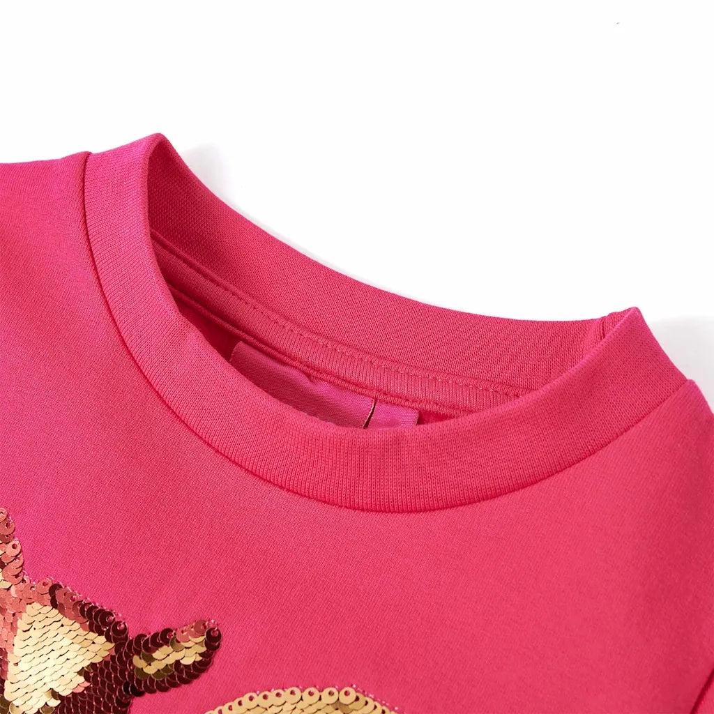 Felpa per Bambine Fucsia 116 14176