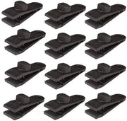 Clip per tessuto impermeabile, clip pesanti, resistente alle forti venti, adatto per ombrelli esterni, campeggio all'aperto, tetti di caravan, cappelli per auto, coperture per piscine (24 pezzi)