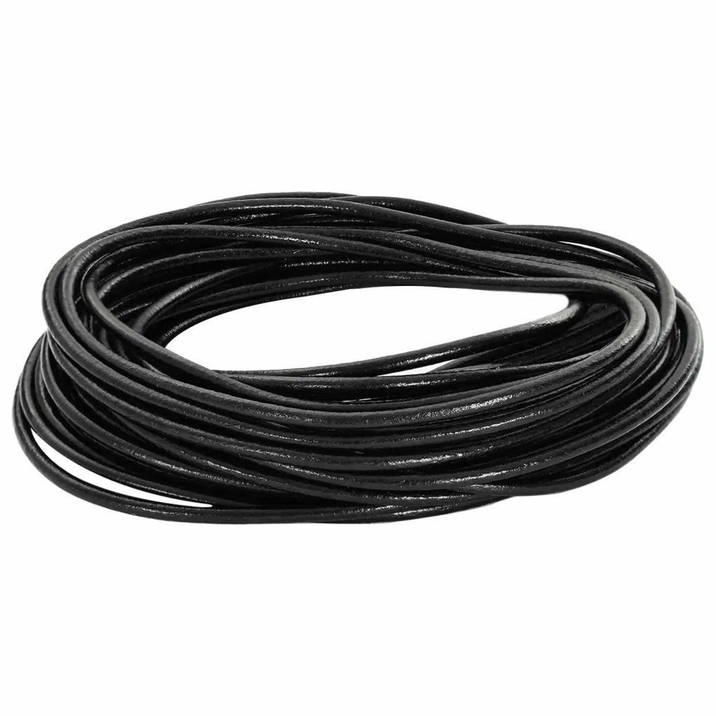 Cordino in Pelle Nero ?2,5 mm x 5 m Pelle CFW3206079